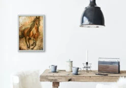 Broderie Diamant <br> Cheval Brun -Atelier Broderie Diamant broderie diamant cheval brun decor atelier broderie diamant