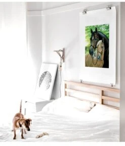 Broderie Diamant Cheval Et Son Poulain -Atelier Broderie Diamant broderie diamant cheval et son poulain decor atelier broderie diamant