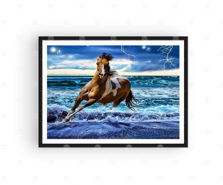 Broderie Diamant <br> Cheval Puissant 4 Broderie Diamant <br> Cheval Puissant – Image 2