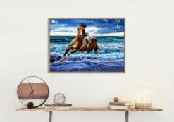 Broderie Diamant <br> Cheval Puissant 7 Broderie Diamant <br> Cheval Puissant -Atelier Broderie Diamant broderie diamant cheval puissant decor atelier broderie diamant