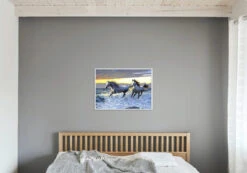 Broderie Diamant <br> Chevaux Libres -Atelier Broderie Diamant broderie diamant chevaux libres decor atelier broderie diamant