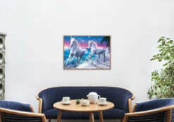 Broderie Diamant <br> Chevaux Scintillants 7 Broderie Diamant <br> Chevaux Scintillants -Atelier Broderie Diamant broderie diamant chevaux scintillants decor atelier broderie diamant