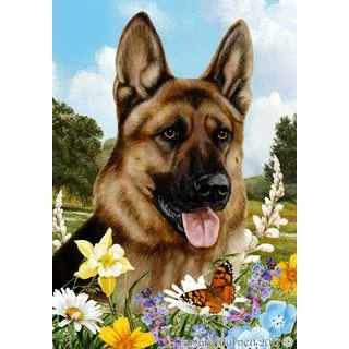 Broderie Diamant <br> Chien Et Fleurs 3 Broderie Diamant <br> Chien Et Fleurs