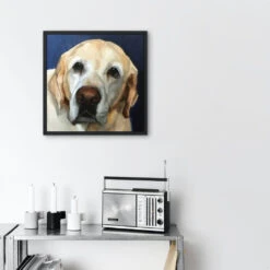 Broderie Diamant <br> Chien Labrador -Atelier Broderie Diamant broderie diamant chien labrador decor atelier broderie diamant