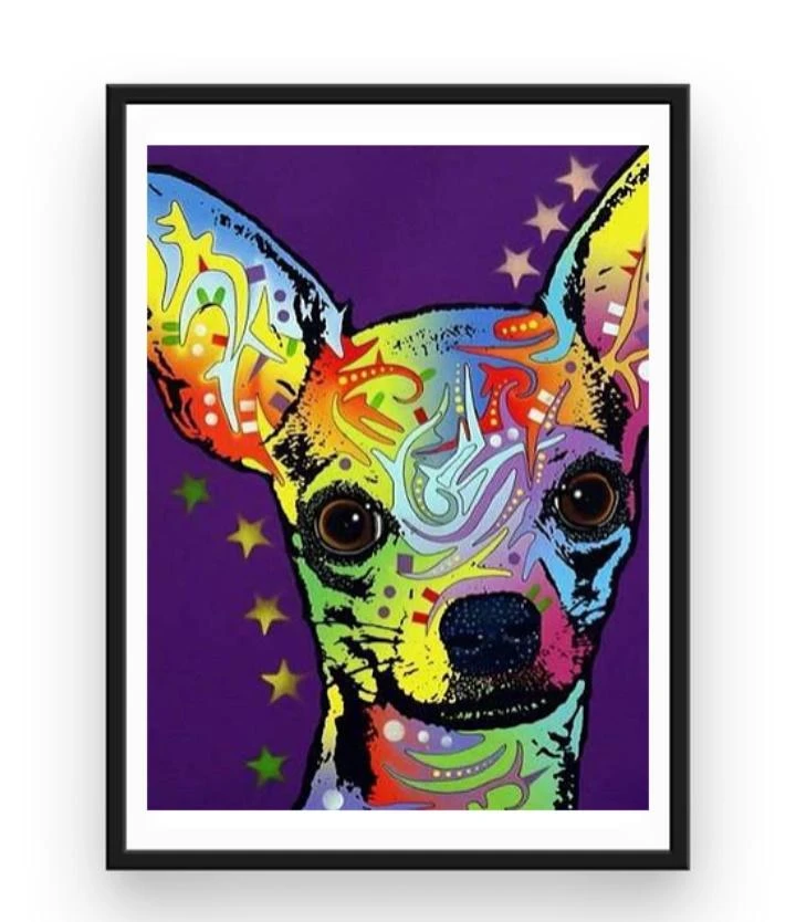 Broderie Diamant <br> Chihuahua Étoilé 4 Broderie Diamant <br> Chihuahua Étoilé – Image 2