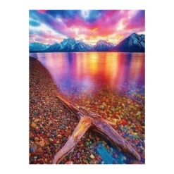 Broderie Diamant <br> Ciel Coloré Et Eau Transparente