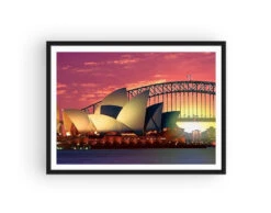 Broderie Diamant <br> Sydney -Atelier Broderie Diamant broderie diamant coucher de soleil a sydney cadre atelier broderie diamant