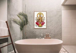 Broderie Diamant <br> Dieu Hindou -Atelier Broderie Diamant broderie diamant dieu hindou decor atelier broderie diamant