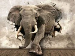 Broderie Diamant <br> Éléphant Destructeur