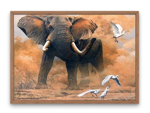 Broderie Diamant <br> Éléphant Et Oiseaux 4 Broderie Diamant <br> Éléphant Et Oiseaux – Image 2