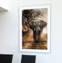 Broderie Diamant <br> Éléphant Majestueux -Atelier Broderie Diamant broderie diamant elephant majestueux decor atelier broderie diamant