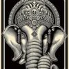 Broderie Diamant <br> Éléphant Religieux -Atelier Broderie Diamant broderie diamant elephant religieux atelier broderie diamant