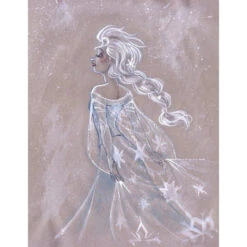 Broderie Diamant <br> Elsa Et Sa Jolie Robe