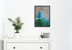 Broderie Diamant <br> Elsa Et Sa Robe Fleurie 7 Broderie Diamant <br> Elsa Et Sa Robe Fleurie -Atelier Broderie Diamant broderie diamant elsa et sa robe fleurie decor atelier broderie diamant