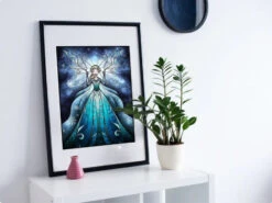 Broderie Diamant <br> Elsa La Reine Des Neiges -Atelier Broderie Diamant broderie diamant elsa la reine des neiges decor atelier broderie diamant