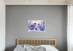 Broderie Diamant <br> Famille De Loups 7 Broderie Diamant <br> Famille De Loups -Atelier Broderie Diamant broderie diamant famille de loups decor atelier broderie diamant