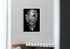 Broderie Diamant <br> Femme De Santa Muerte -Atelier Broderie Diamant broderie diamant femme de santa muerte decor atelier broderie diamant