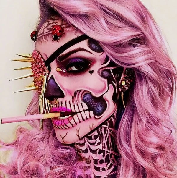 Broderie Diamant <br> Femme Skull 3 Broderie Diamant <br> Femme Skull