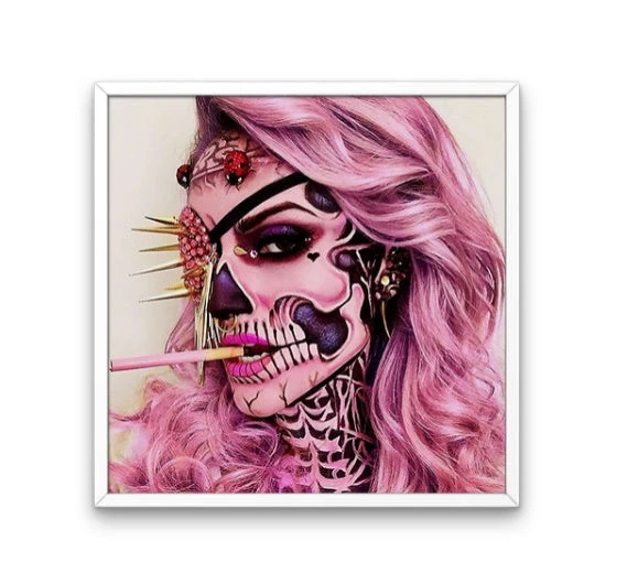 Broderie Diamant <br> Femme Skull 4 Broderie Diamant <br> Femme Skull – Image 2