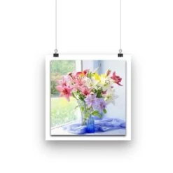 Atelier Broderie Diamant -Atelier Broderie Diamant broderie diamant fleur de lys cadre multicolor