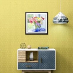 Broderie Diamant Bouquet De Fleurs De Lys Multicolor -Atelier Broderie Diamant broderie diamant fleur de lys decor multicolor