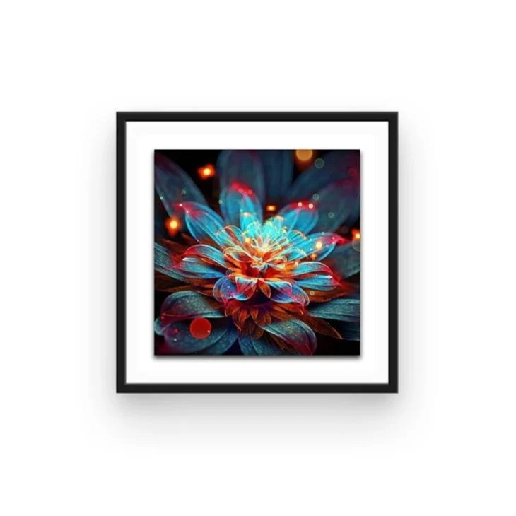 Broderie Diamant Lotus Bleu 4 Broderie Diamant Lotus Bleu – Image 2