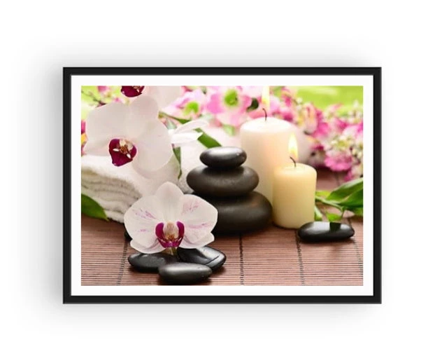 Broderie Diamant <br> Galets Et Bougies Zen 4 Broderie Diamant <br> Galets Et Bougies Zen – Image 2