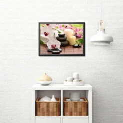 Broderie Diamant <br> Galets Et Bougies Zen 7 Broderie Diamant <br> Galets Et Bougies Zen -Atelier Broderie Diamant broderie diamant galets et bougies zen decor atelier broderie diamant