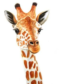 Broderie Diamant <br> Girafe Africaine