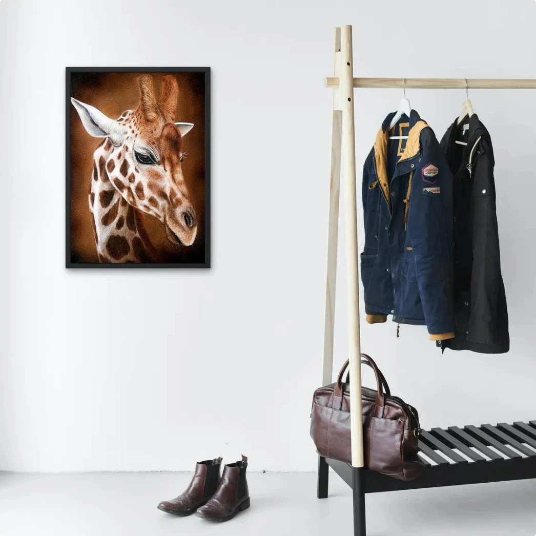 Broderie Diamant <br> Girafe Portrait 5 Broderie Diamant <br> Girafe Portrait – Image 3