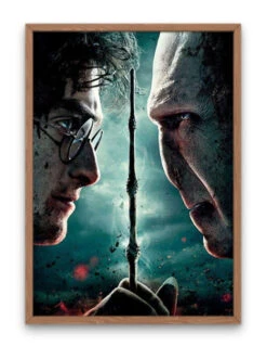 Broderie Diamant <br> Harry Potter Vs Voldemort -Atelier Broderie Diamant broderie diamant harry potter vs voldemort cadre atelier broderie diamant