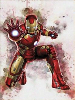 Broderie Diamant <br> Iron Man