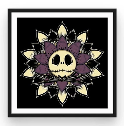 Broderie Diamant <br> Mandala Jack Skellington 4 Broderie Diamant <br> Mandala Jack Skellington – Image 2