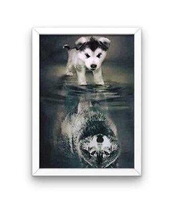 Broderie Diamant <br> Jeune Loup Deviendra Grand 4 Broderie Diamant <br> Jeune Loup Deviendra Grand – Image 2