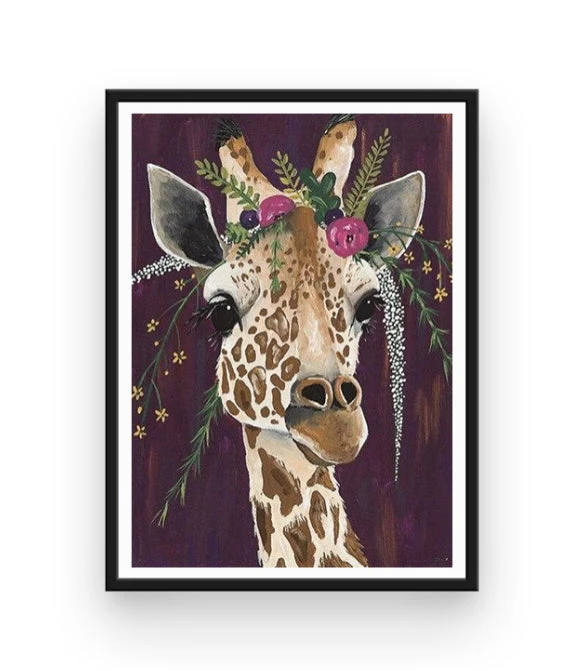 Broderie Diamant <br> La Girafe Décorée 4 Broderie Diamant <br> La Girafe Décorée – Image 2