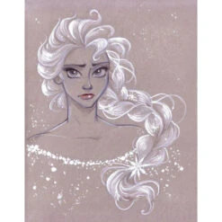 Broderie Diamant <br> La Reine Des Neiges Version Peinture
