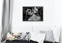 Broderie Diamant <br> Les Catrinas -Atelier Broderie Diamant broderie diamant les catrinas decor atelier broderie diamant