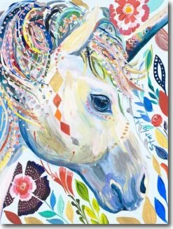Broderie Diamant <br> Licorne Artiste