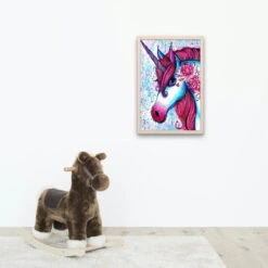 Broderie Diamant <br> Licorne Artistique -Atelier Broderie Diamant broderie diamant licorne artistique decor atelier broderie diamant