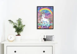 Broderie Diamant <br> Licorne Au Royaume Coloré 7 Broderie Diamant <br> Licorne Au Royaume Coloré -Atelier Broderie Diamant broderie diamant licorne au royaume colore decor atelier broderie diamant