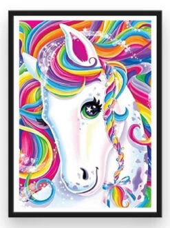 Broderie Diamant <br> Licorne Enchantée 6 Broderie Diamant <br> Licorne Enchantée -Atelier Broderie Diamant broderie diamant licorne enchantee cadre atelier broderie diamant