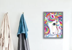 Broderie Diamant <br> Licorne Enchantée 7 Broderie Diamant <br> Licorne Enchantée -Atelier Broderie Diamant broderie diamant licorne enchantee decor atelier broderie diamant