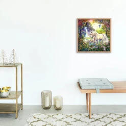 Broderie Diamant <br> Licorne Et Petit -Atelier Broderie Diamant broderie diamant licorne et petit decor atelier broderie diamant