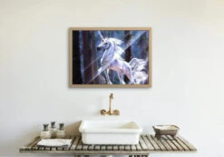 Broderie Diamant <br> Licorne Étincelante -Atelier Broderie Diamant broderie diamant licorne etincelante decor atelier broderie diamant