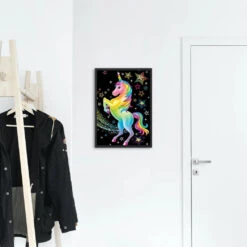 Broderie Diamant <br> Licorne Féerique -Atelier Broderie Diamant broderie diamant licorne feerique decor atelier broderie diamant