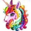 Broderie Diamant <br> Licorne Magique