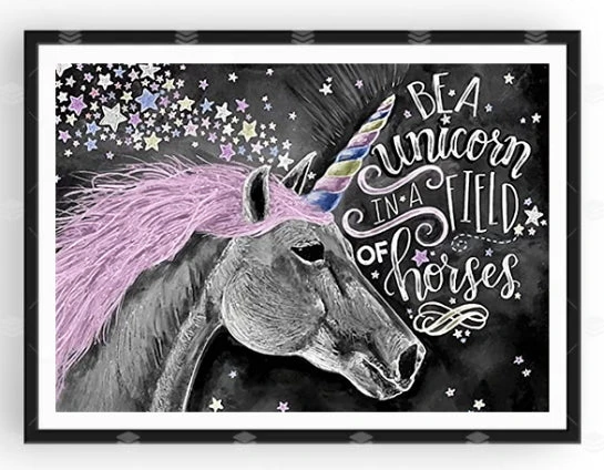 Broderie Diamant <br> Licorne Merveilleuse 4 Broderie Diamant <br> Licorne Merveilleuse – Image 2
