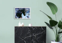 Broderie Diamant <br> Licorne Ténébreuse -Atelier Broderie Diamant broderie diamant licorne tenebreuse decor atelier broderie diamant