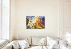 Broderie Diamant <br> Licornes Et Nature -Atelier Broderie Diamant broderie diamant licornes et nature decor atelier broderie diamant