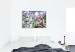 Broderie Diamant <br> Licornes Et Princesse -Atelier Broderie Diamant broderie diamant licornes et princesse decor atelier broderie diamant